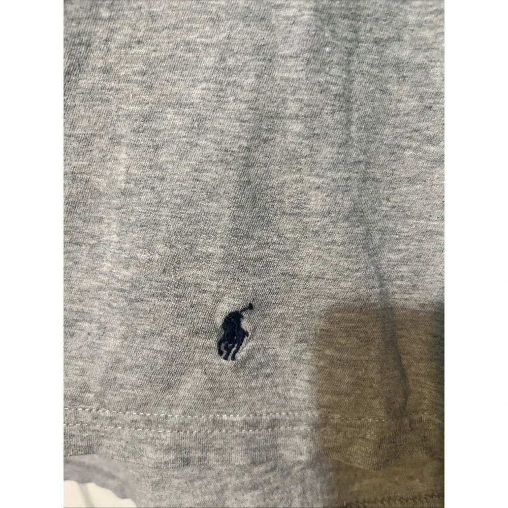 Polo Ralph Lauren‎ Large 100% Cotton Men's T-Shirt Gray